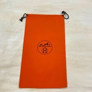 Hermes Dist Bag for Shoes Orange